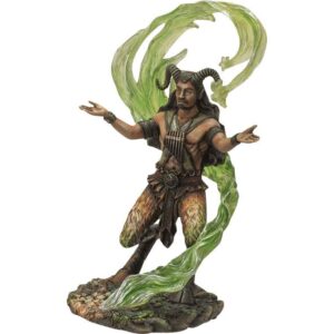 Earth Elemental Wizard Statue
