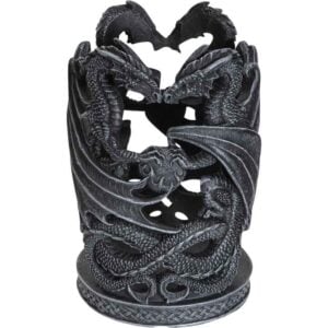 Guardian Dragon Candle and Bottle Holder