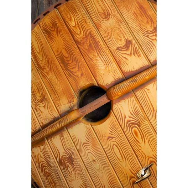 Gastir Viking LARP Shield - Yellow/Red - 75 cm