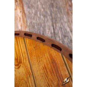 Gastir Viking LARP Shield - Yellow/Red - 75 cm