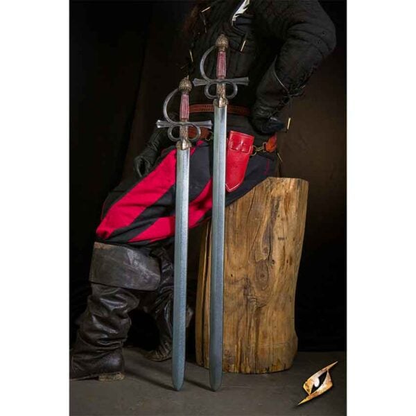 LARP Rapier Rillet - Red - 115cm