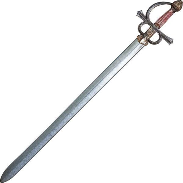 LARP Rapier Rillet - Red - 100cm