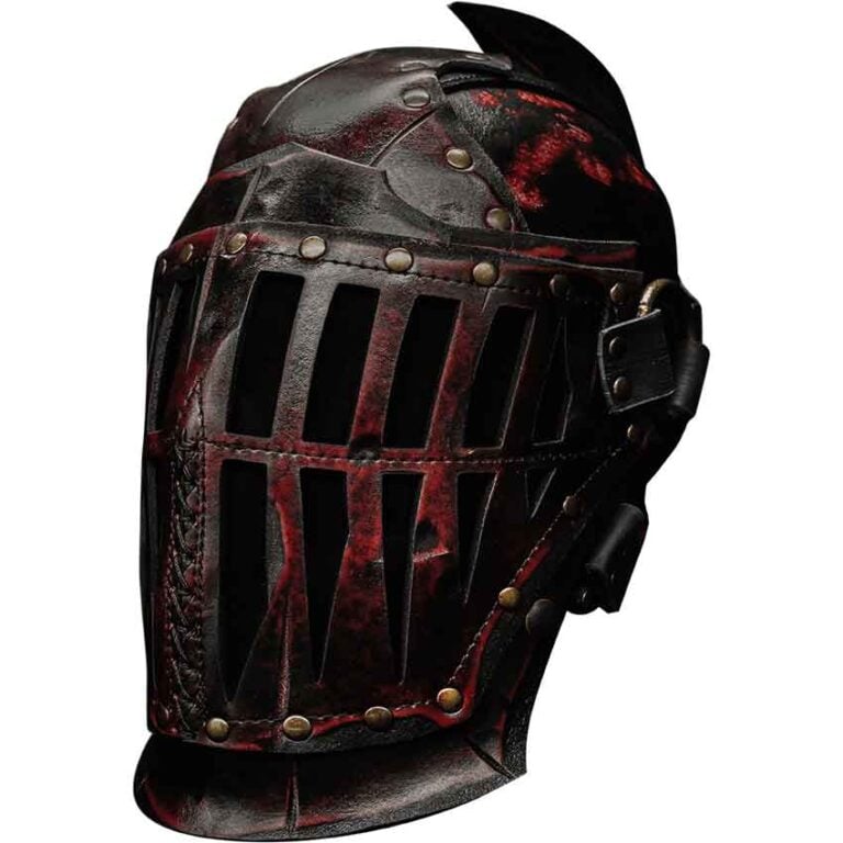 Assassins Leather Helmet - MCI-2730 - Medieval Collectibles