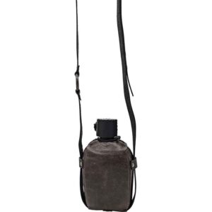 Leather Canteen with Shoulder Strap