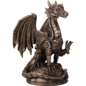 Steampunk Mechanical Dragon Statue