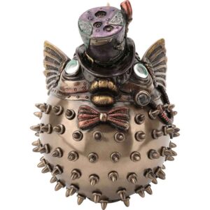 Steampunk Puffer Fish Statue