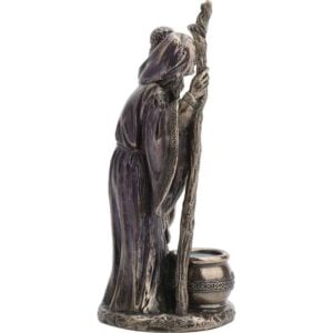 Bronze Triple Goddess Crone Statue