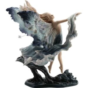 Colorful Where Moonbeams Fall Fairy Statue