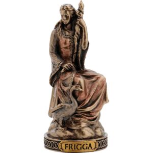 Bronze Frigga Norse Goddess Statue