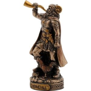 Bronze Heimdall Norse God Statue
