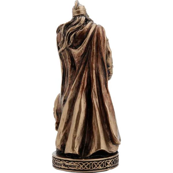 Bronze Vidar Norse God Statue