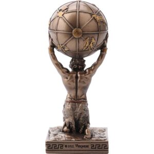 Bronze Atlas Greek Pantheon Statue