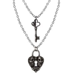 Key To Eternity Couples Necklace Set