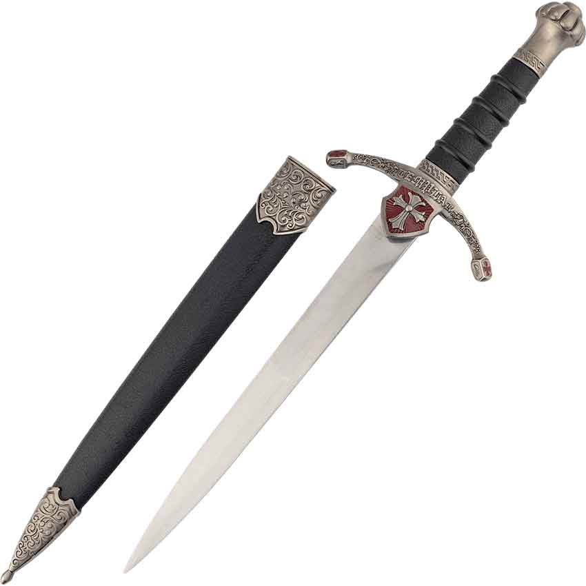 Red Shield Crusader Dagger