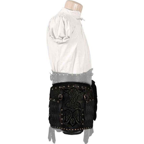 Odomar Viking Leather Tassets - Ashen