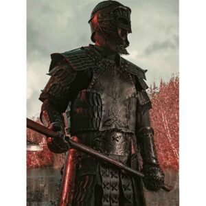 Odomar Viking Pauldrons - Ashen