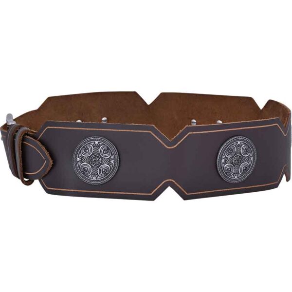 Viking Shield Leather Belt