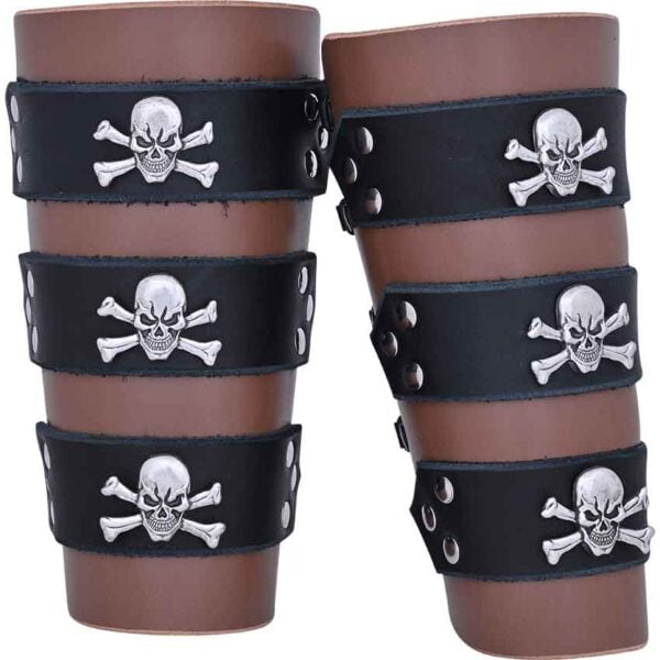 Jolly Roger Pirate Bracers