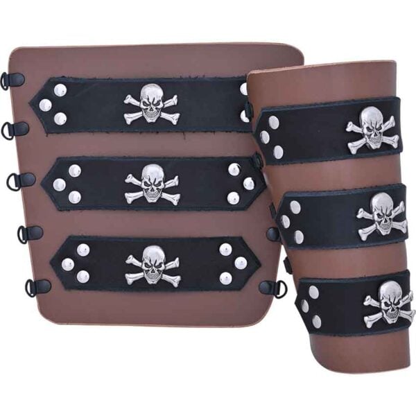 Jolly Roger Pirate Bracers