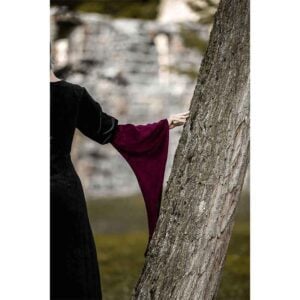 Circe Medieval Witch Dress - Black/Red