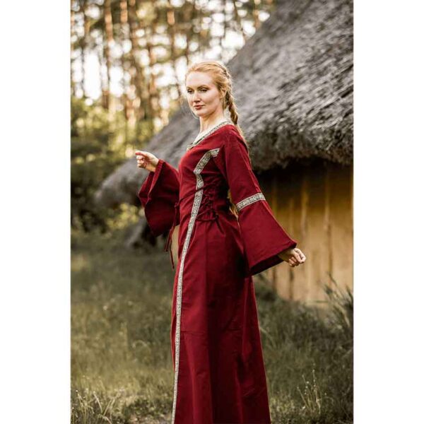 Sophie Medieval Dress - Red