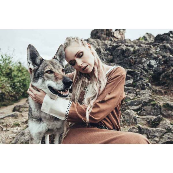 Freya Viking Dress - Sand