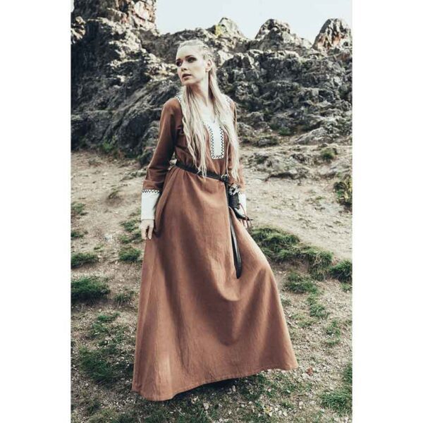 Freya Viking Dress - Sand