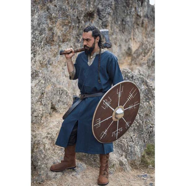 Richard Short Sleeve Viking Tunic - Blue