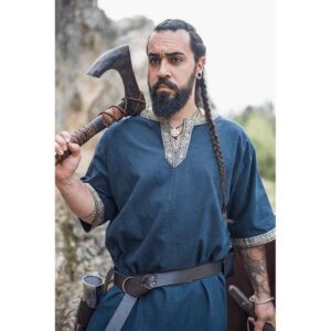 Richard Short Sleeve Viking Tunic - Blue