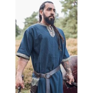 Richard Short Sleeve Viking Tunic - Blue