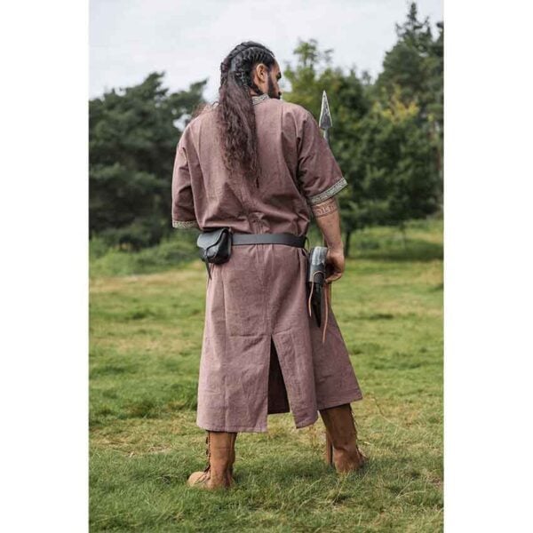 Richard Short Sleeve Viking Tunic - Chestnut