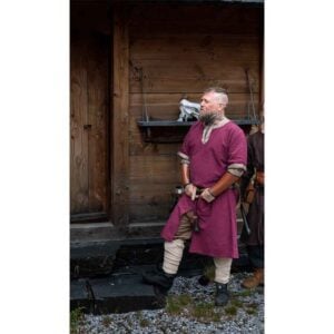 Richard Short Sleeve Viking Tunic - Red