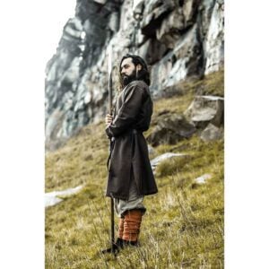 Freki Embroidered Viking Tunic - Brown