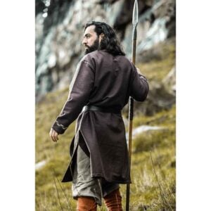 Freki Embroidered Viking Tunic - Brown