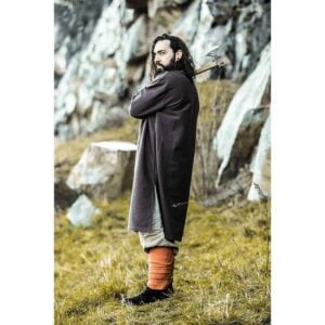 Freki Embroidered Viking Tunic - Brown