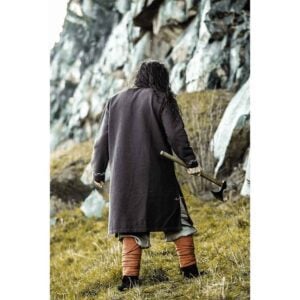 Freki Embroidered Viking Tunic - Brown