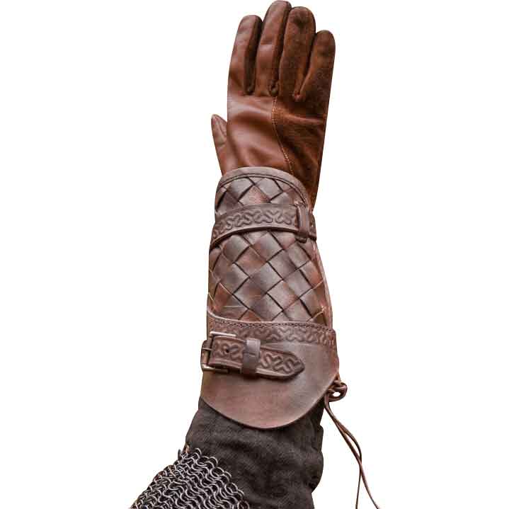 Ranger Leather Bracers - Brown