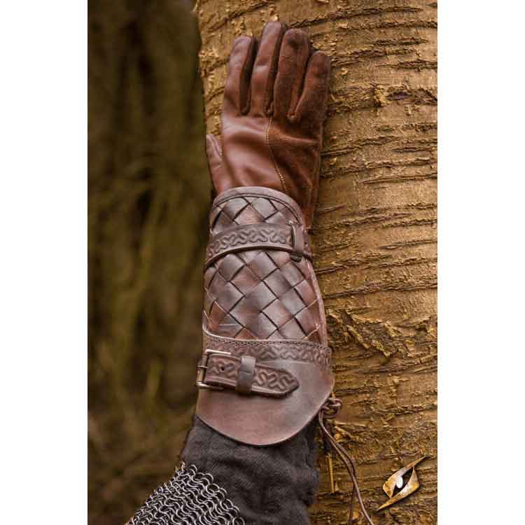 Ranger Leather Bracers - Brown