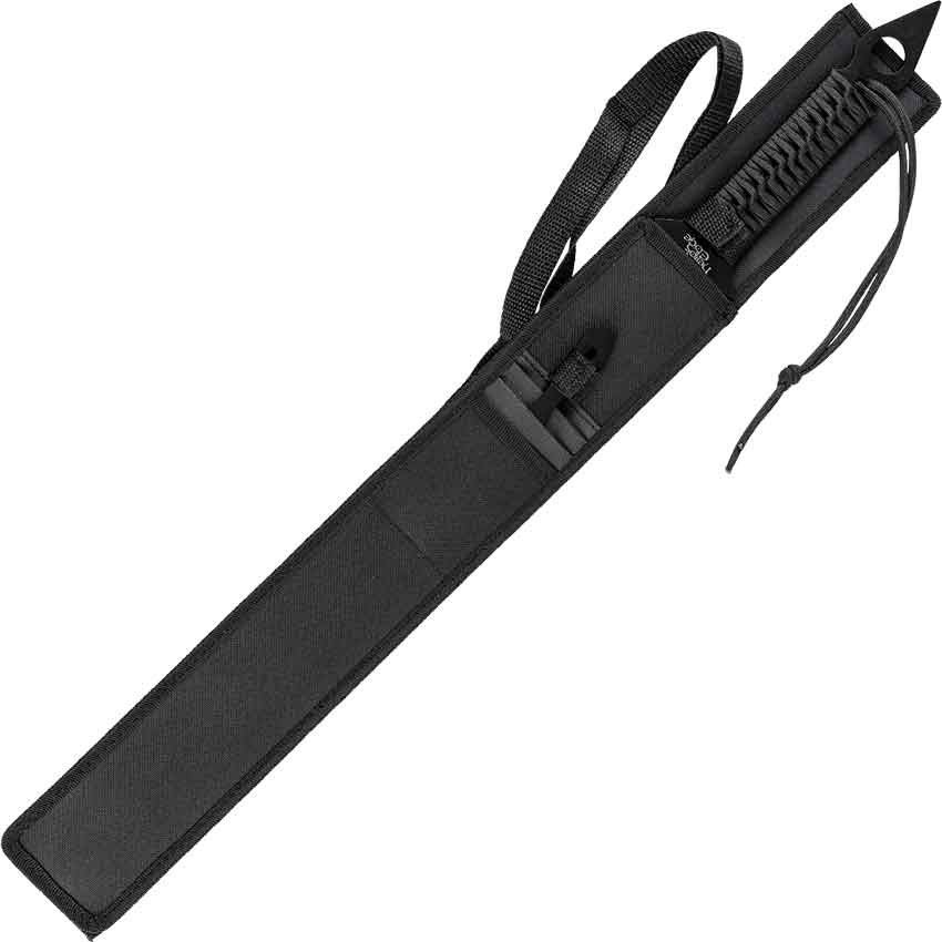 Cutout Red Fantasy Machete and Knife Set