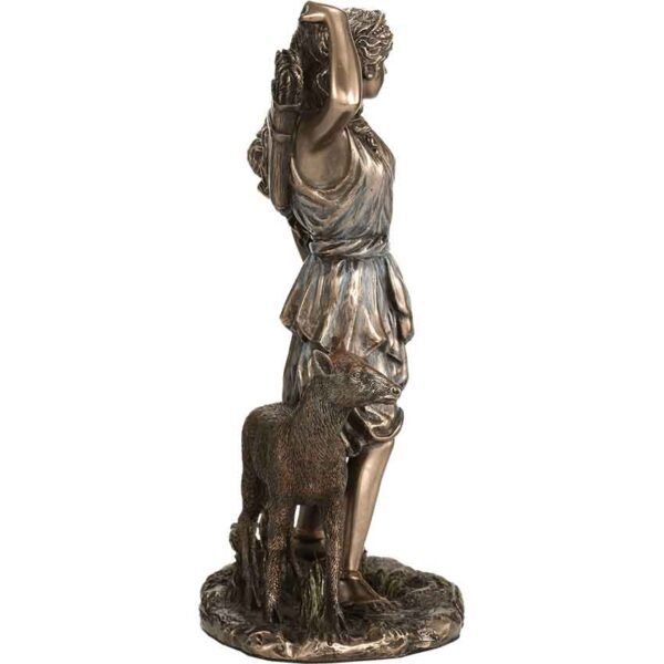 Bronze Artemis Greek Goddess Statue