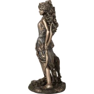 Bronze Artemis Greek Goddess Statue