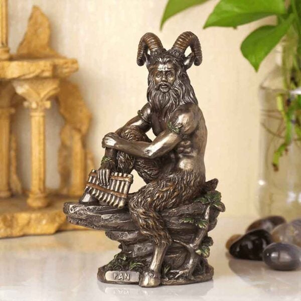 Bronze Pan Greek God Statue