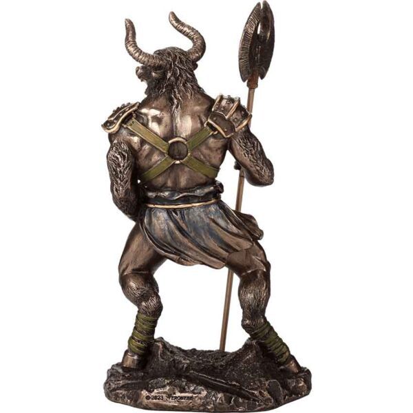 Bronze Minotaur Greek Monster Statue