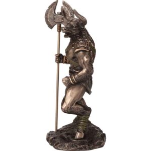 Bronze Minotaur Greek Monster Statue