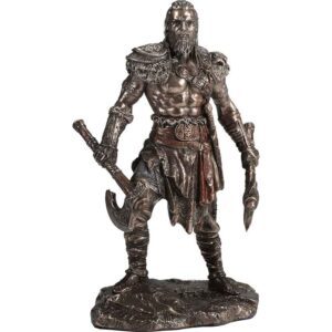 Dual Axe Viking Warrior Statue