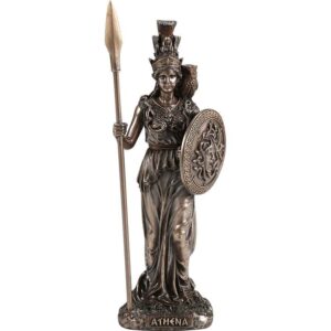 Bronze Athena Greek Goddess Statue