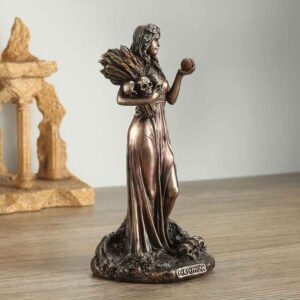 Bronze Persephone Greek Goddess Statue
