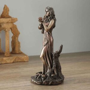 Bronze Persephone Greek Goddess Statue