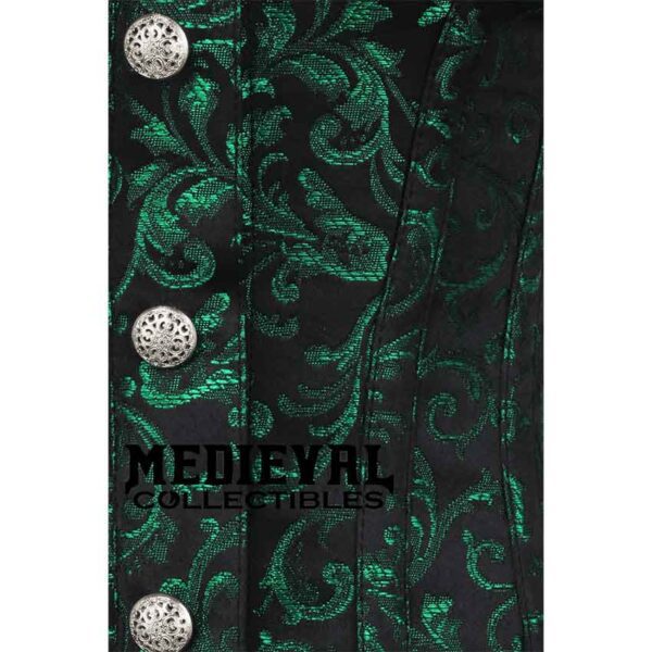 Alianna Green Overbust Brocade Corset