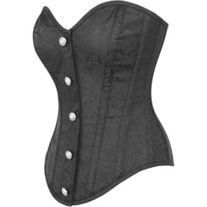 Livia Black Overbust Brocade Corset